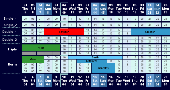 Occupation Plan / Room Plan